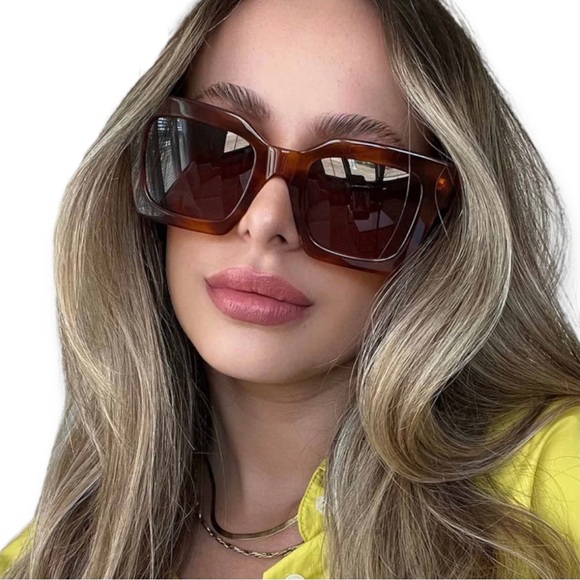 DIFF Dani Sunglasses Andes Tortoise Frame Brown Gradient Lenses - Picture 4 of 8